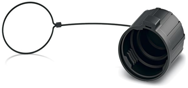 Capuchon de protection QUICKON QSK 3/4×1.5mm², noir, IP68