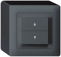 Interrupteur pour stores AP kallysto 2 touches anthracite bornes enfichables