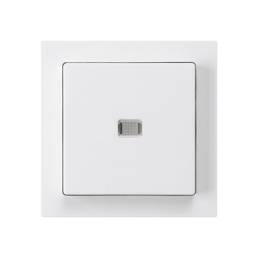 UP-Leuchtdruckschalter kallysto 6/1L weiss