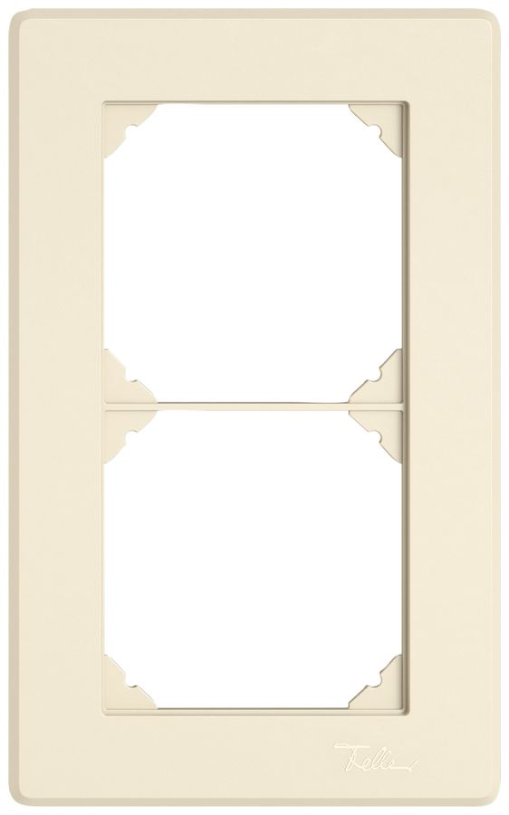 UP-Abdeckrahmen EDIZIO.liv SNAPFIX® 2×1/1×2 96×156mm cr