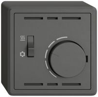 AP-Raumthermostat EDIZIO.liv SNAPFIX® m.Schalter Heizen/Kühlen 230VAC 50Hz dgu