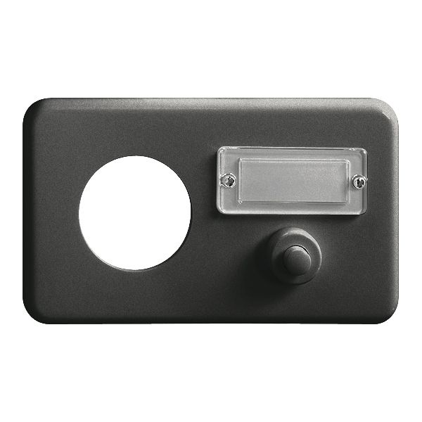 UP-Kombination FH 1×2 leer +Sonnerie schwarz