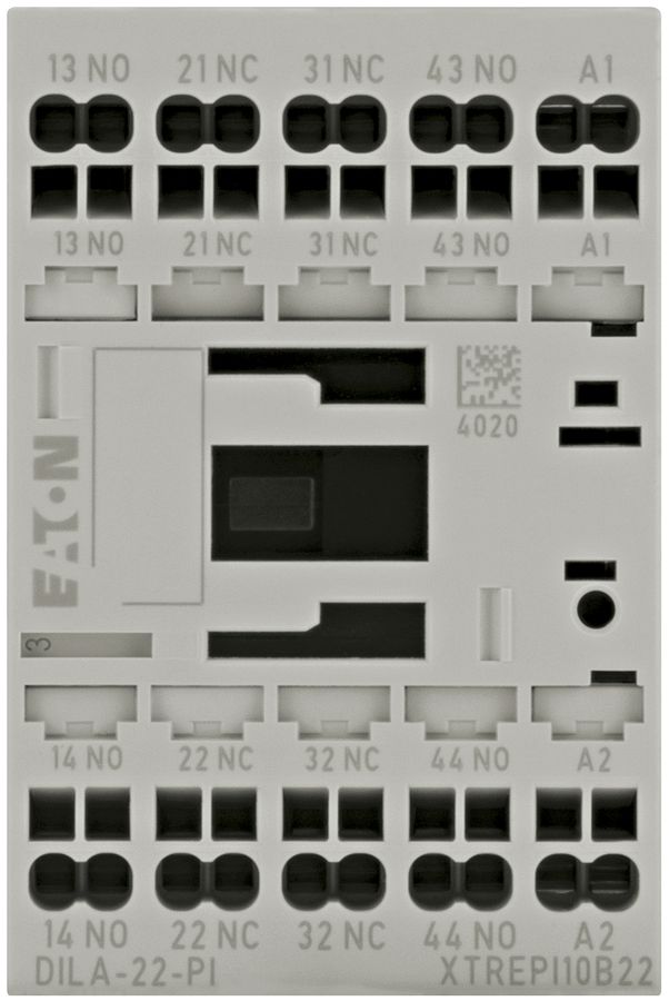 Hilfsschütz Eaton, 24V 50/60Hz, 2S, 2Ö, Push-in-Klemmen
