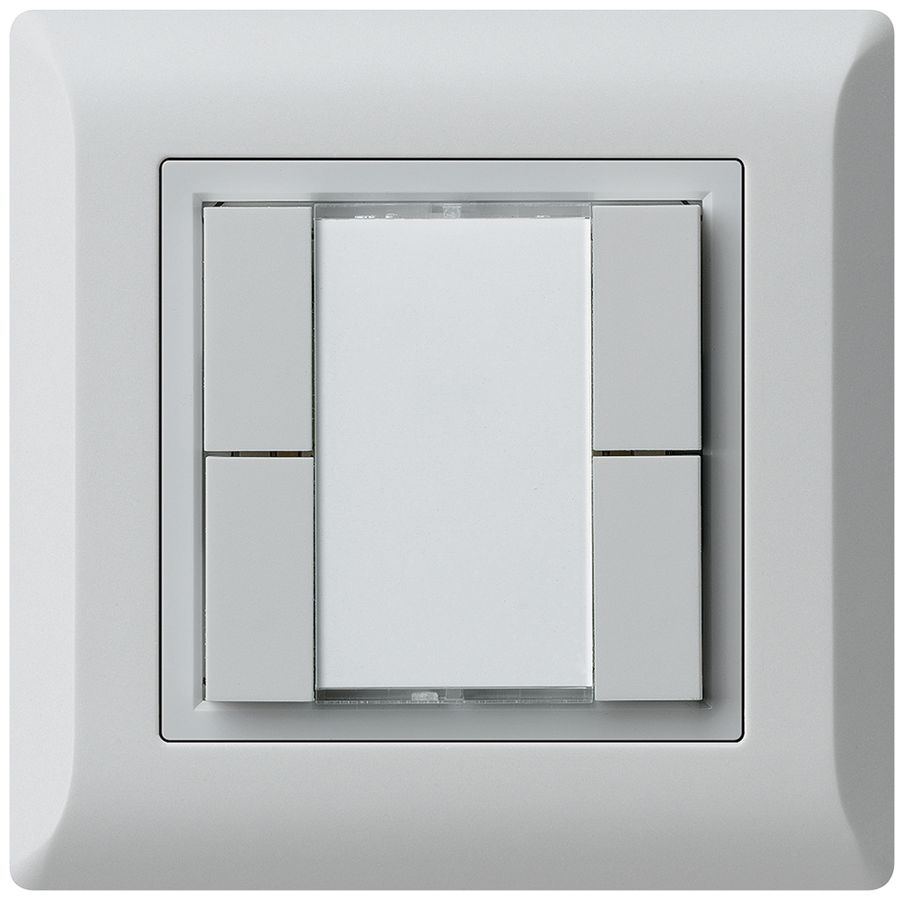 UP-Multifunktionstaster kallysto.line KNX RF 4-fach hellgrau