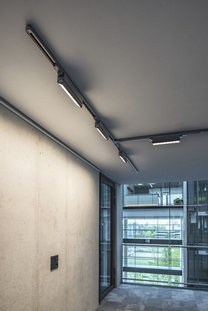 Spot LED SLV 3~ SIGHT MOVE DALI 26W 2700lm 3000K 75° 450×105×56mm noir