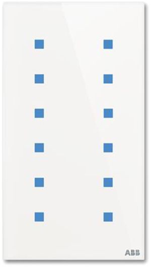 Élément de commande ABB-Tacteo TB/U12.7.1, 12 fois vertical