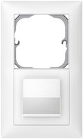 Combinaison ENC SIDUS 2×1 vide +sonnerie blanc