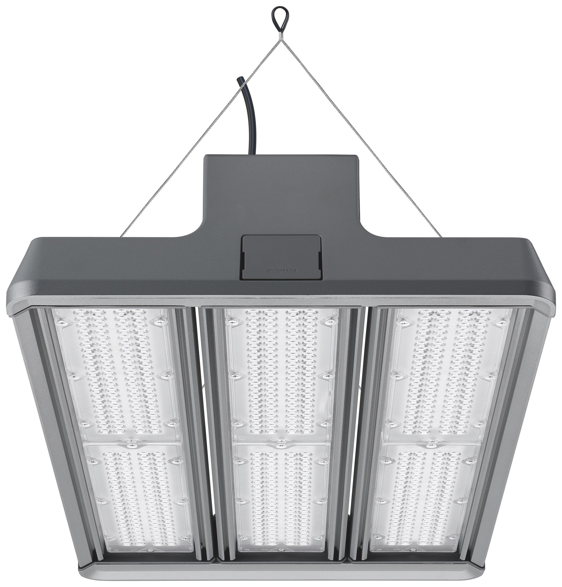 Proiett.capann.LED Sylvania Sylbay 327W 47400lm 840 IP65 75° REG 726×386
