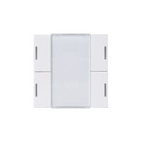 Tasterfront Hager basico KNX 4-fach LED weiss 45×45mm