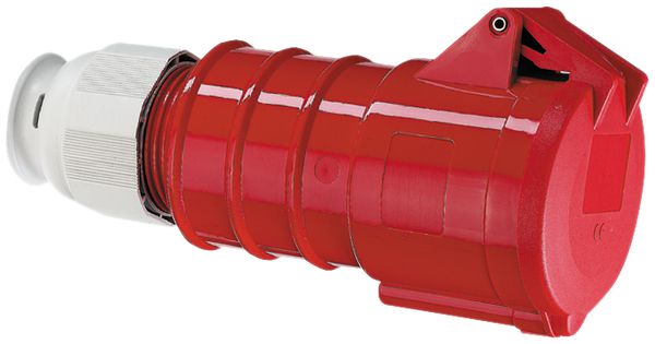 Prise mob.CEE Bals 4P 16A 400V 6h rouge IP44 nick.QC.TE-Plus