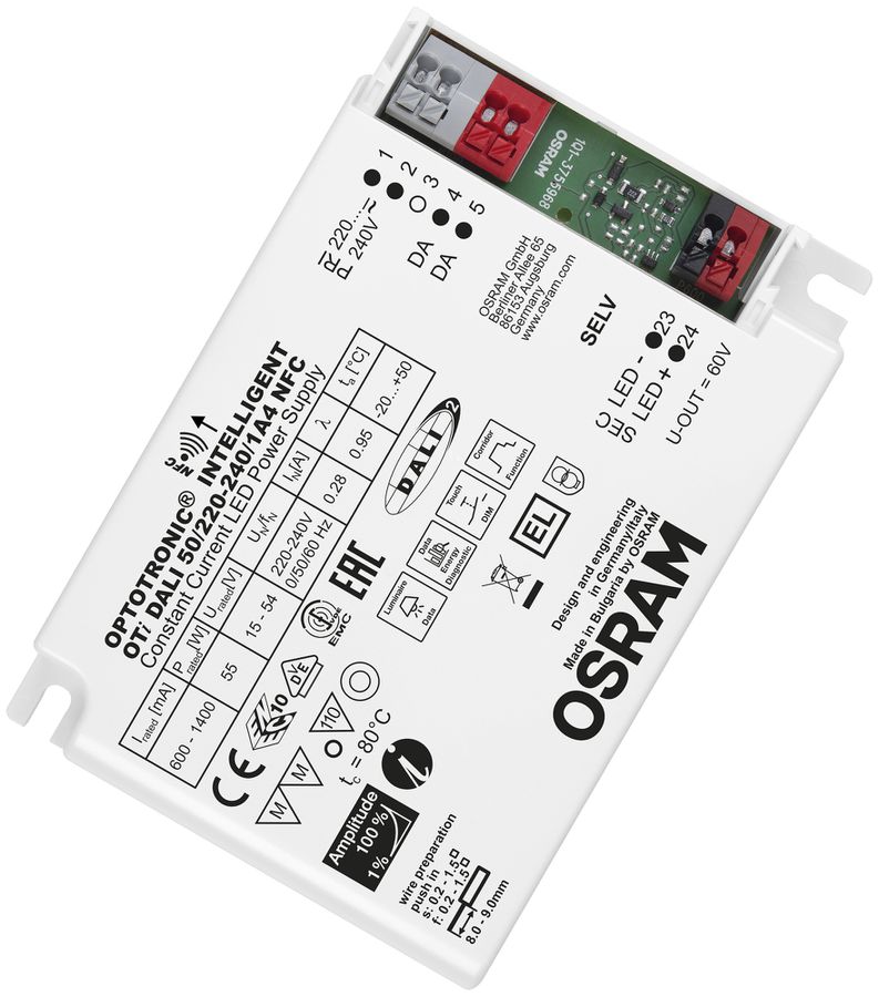 LED-Konverter Osram OTi DALI 24V 50W IP20