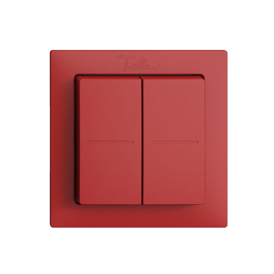 Funktaster Smart Light Control Feller EDIZIOdue F, Philips Hue 4K/2T, berry