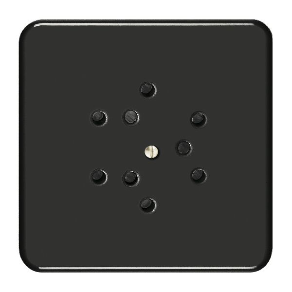 UP-Deckplatte FH 3×T12/1 schwarz