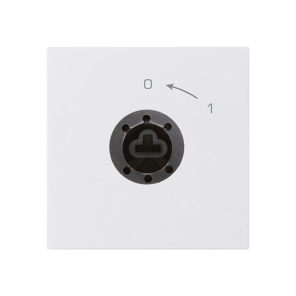 Contact pivotant 0<-1/1L blanc kallysto pour serrure sans cylindre