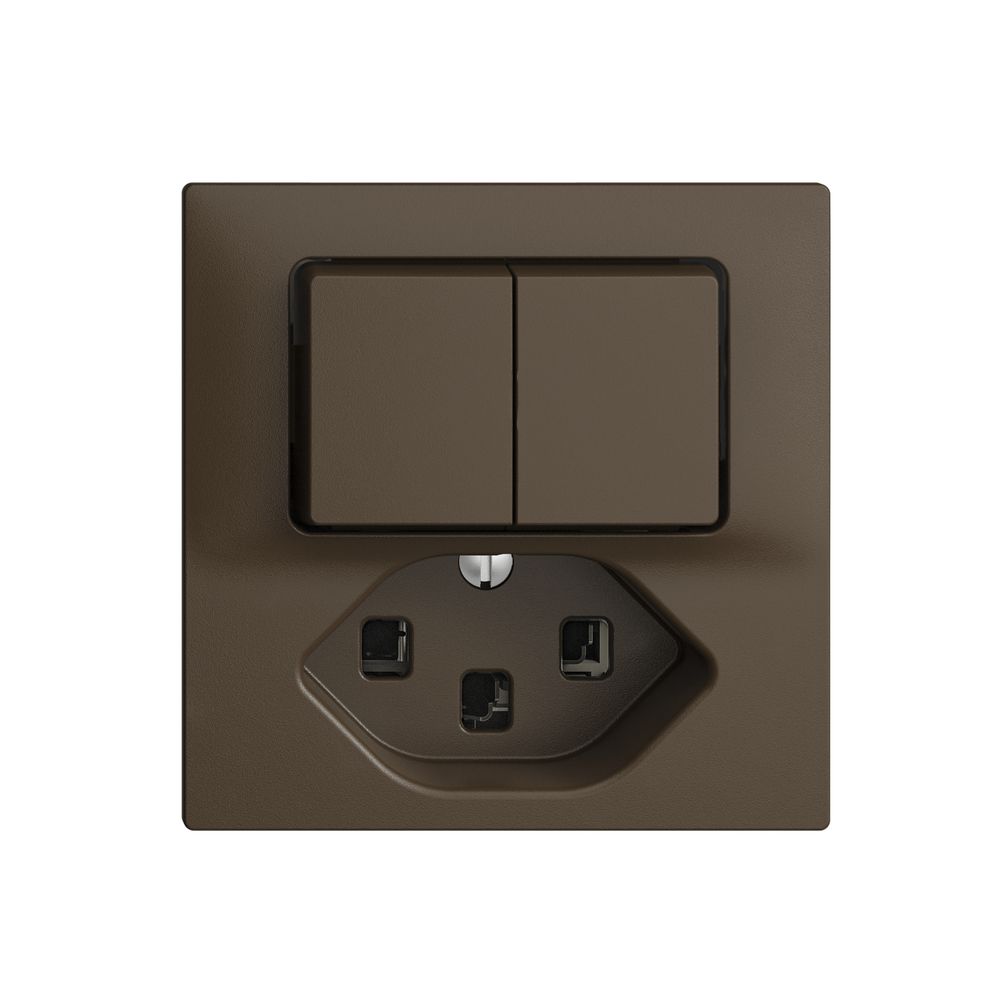 Combinaison A-R+3/1L+T23 16A EDIZIOdue coffee