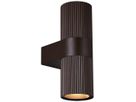 Applique Nordlux Kyklop Ripple 2×GU10 25W IP54 Ø86×140mm rouille