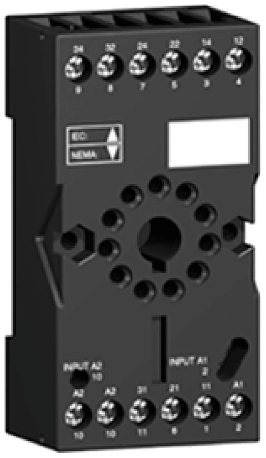 Relaissockel RUZ Hutschiene TH35 Schraubanschluss 75×38×27mm