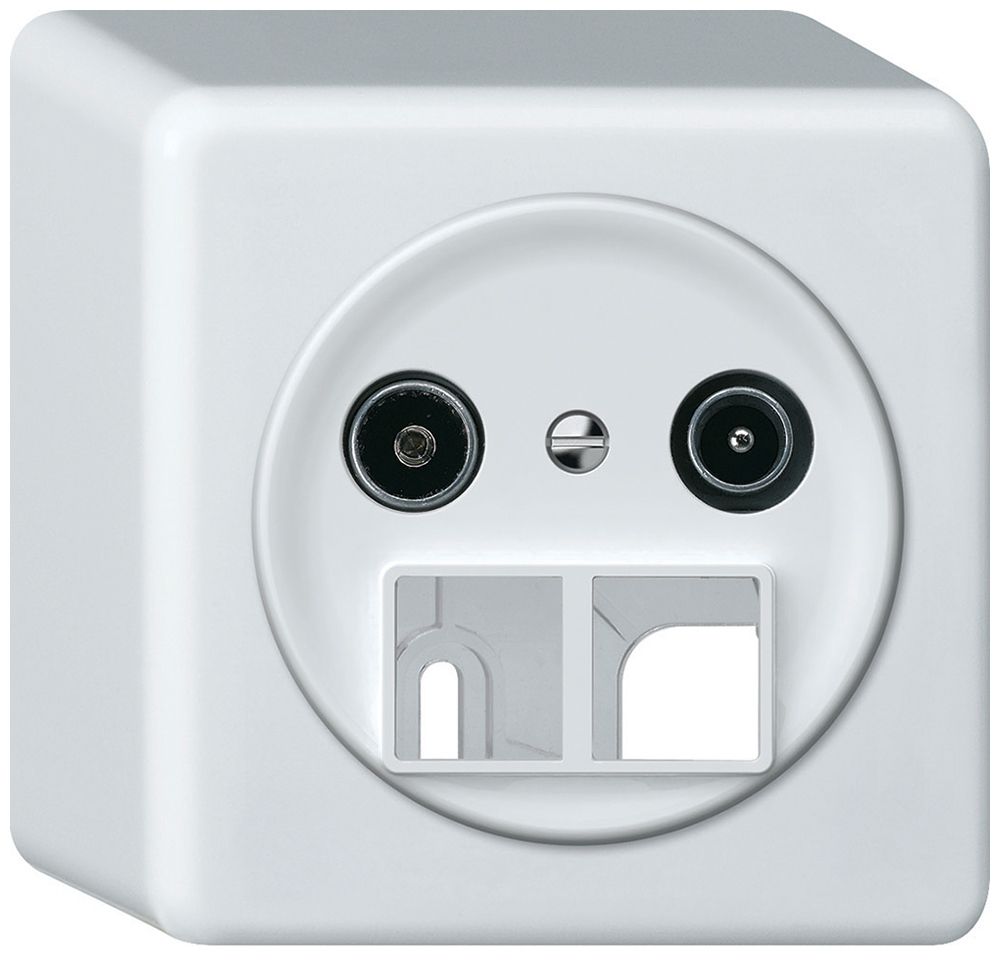 AP-Multimediadose TV-R origin Durchgangsdose 15dB 1.7dB weiss