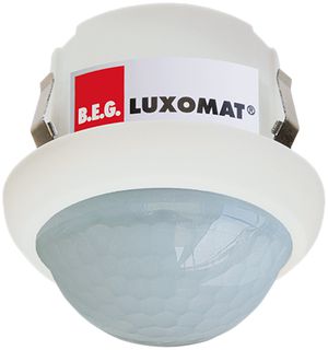 EB-Präsenzmelder Luxomat Pico 360 DX KNX, weiss
