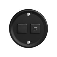 Montageset STANDARDdue Wiser SNAPFIX® f.Druckschalter 1K Szene 2 Tasten sz