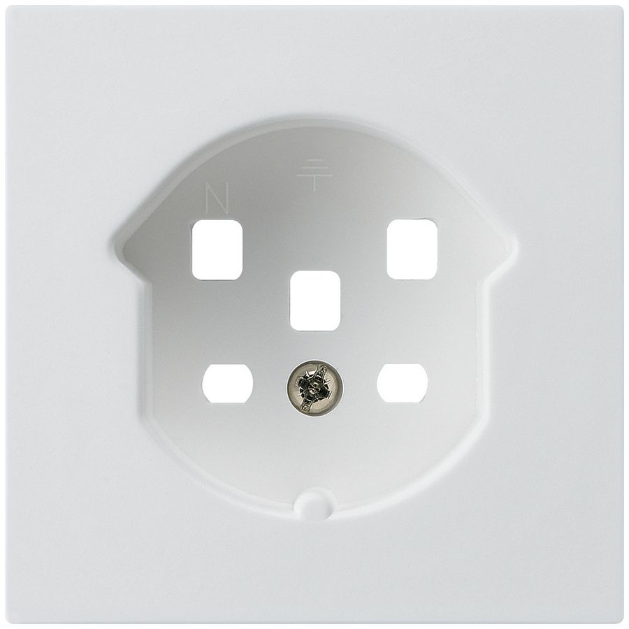 Frontplatte kallysto T25 weiss 60×60mm für Steckdose T25