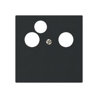 Placca frontale kallysto per R&M HWS nero 3×coass.dati