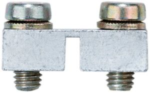 Connexion transversale Weidmüller WQV 50N/3 vissé 3L pas 18.5mm 150A gris argent