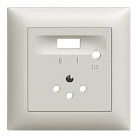 Frontset EDIZIOdue hellgrau 88×88mm T12 FI