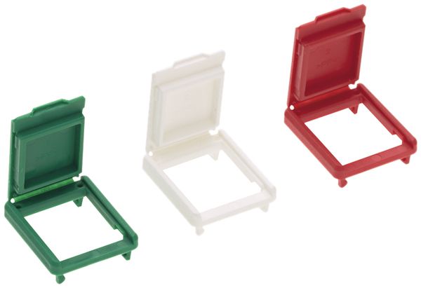 Protection antipoussière+code couleur violet p.panneau distrib. HD s.halog.