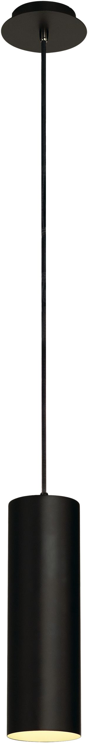 Pendelleuchte SLV ENOLA E27 60W rund IP20 schwarz