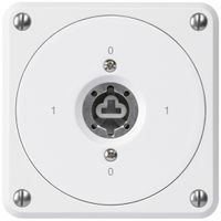 UP-Schlüsselschalter robusto ohne Klappdeckel ohne Zylinder 0/2P weiss Kombi