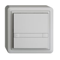 AP-KNX-Taster RGB EDUE, 250mW, m.RGB-LED, m.Papier., 1×Taste, 2×Tastenb., hgu