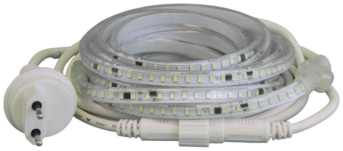 Ruban lumineux LED DEM QUICKLED 120XS IP65 240V 9.5W/m 1600lm/m vert 5m