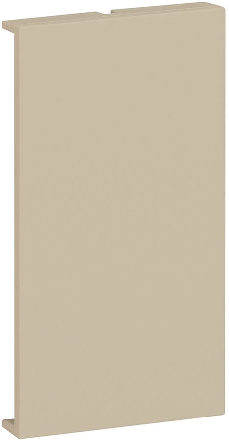 Blindabdeckung KNX kallysto für Beschriftungsfeld beige