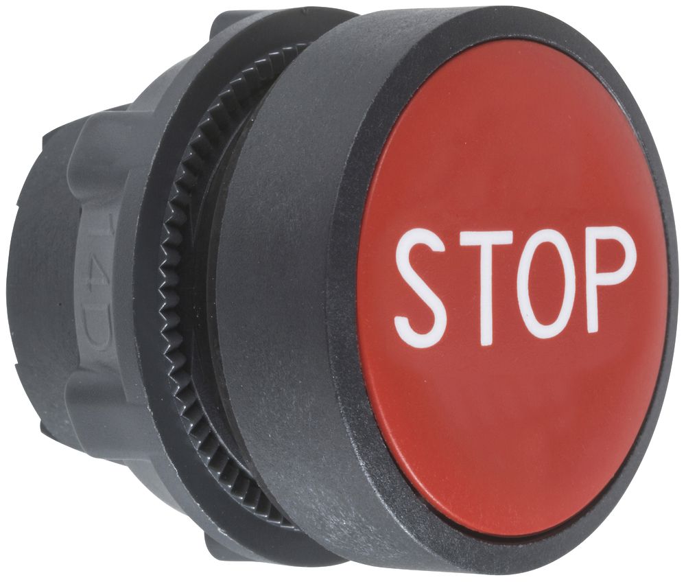 Taster Schneider Electric flach I rot