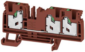 Borne de passage joignable WM S3C 4mm² 32A 1000V ressort 3×1 DIN35 br