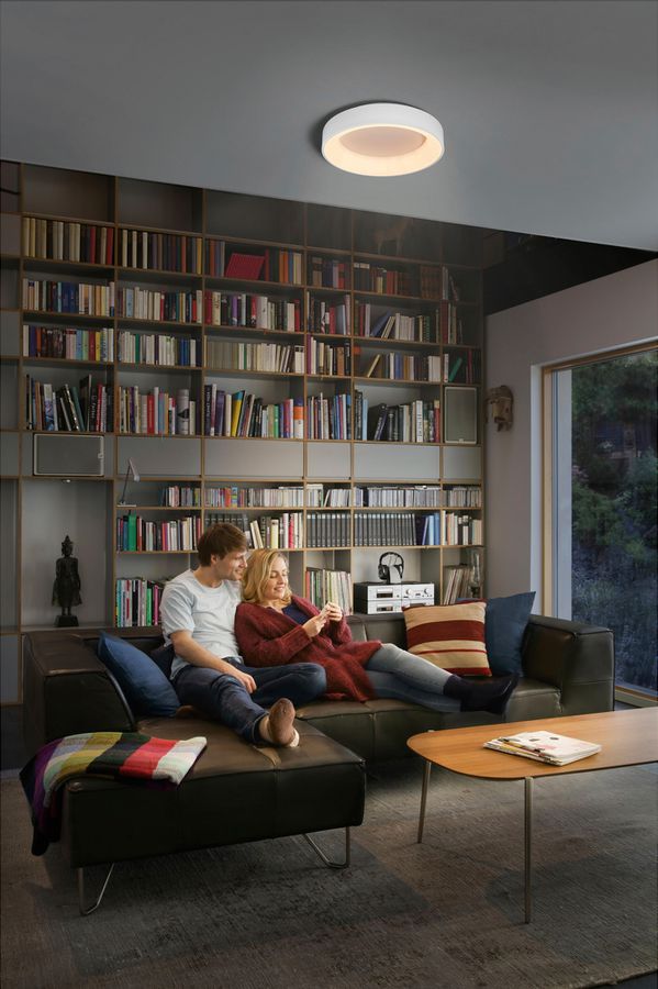 Plafonnier/applique LED LEDVANCE SUN@HOME 450 18.5W 500lm 922…950 Ø450mm blanc