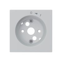 Placca frontale kallysto 0<-1 60×60mm per cont.rotativo grigio chiaro