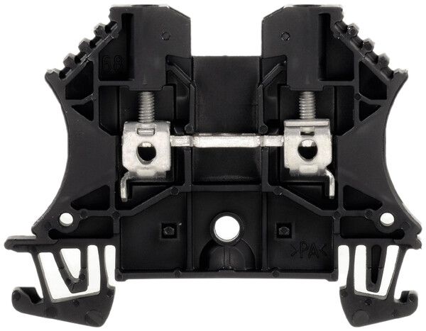 Durchgangs-Reihenklemme Weidmüller WDU Schraubanschluss 2.5mm² TS35 schwarz