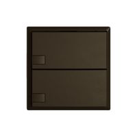 Universaltaster EDIZIO.liv UNI SNAPFIX® o.LED 2× 1-Tbed.br