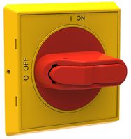 Maniglia per OT16-40F rosso/giallo IP54 chiudibile fissaggio 4 buchi