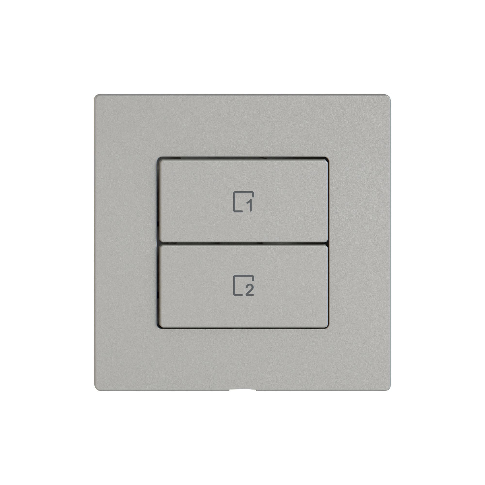 Kit di montaggio EDIZIO.liv Wiser SNAPFIX® p.puls.scene 2 scene vert.2T grc