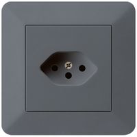 UP-Steckdose kallysto.trend T13 anthrazit mit Kinderschutz