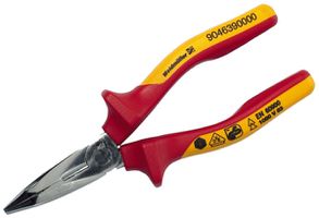 Spitzzange Weidmüller FRZ SG 200 VDE-isoliert gebogen mit Schneide 200mm lang