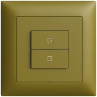 UP-Szenentaster 2 Szenen vertikal/2T Edue Wiser olive