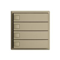 Poussoir KNX RGB EDUE, 250mW, s.LED, 4×poussoir, comm.1×touche, sa