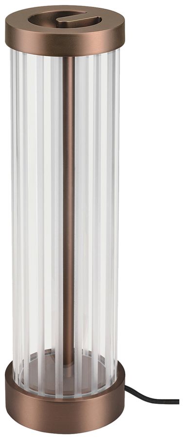 LED-Tischleuchte SLV QUIMERA 4.3W 110lm 927/930 Schalter Ø80×277mm Kupfer