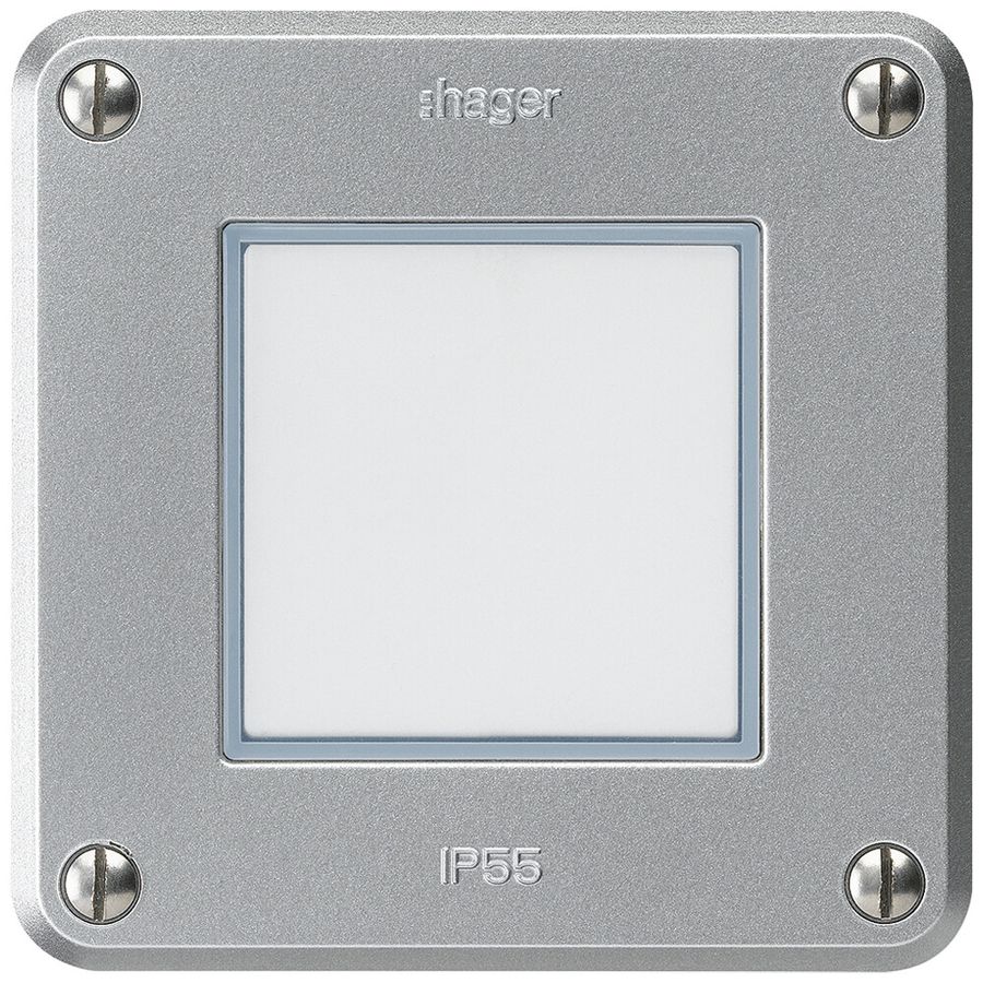 UP-LED-Leuchte robusto C IP55 aluminium LED blau