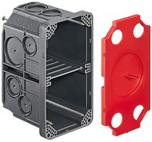 Einlasskasten HSB Vario 130×70×70mm 2×1 mit Nägel grau