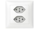 Prise ENC Sidus B 2×T13S blanc